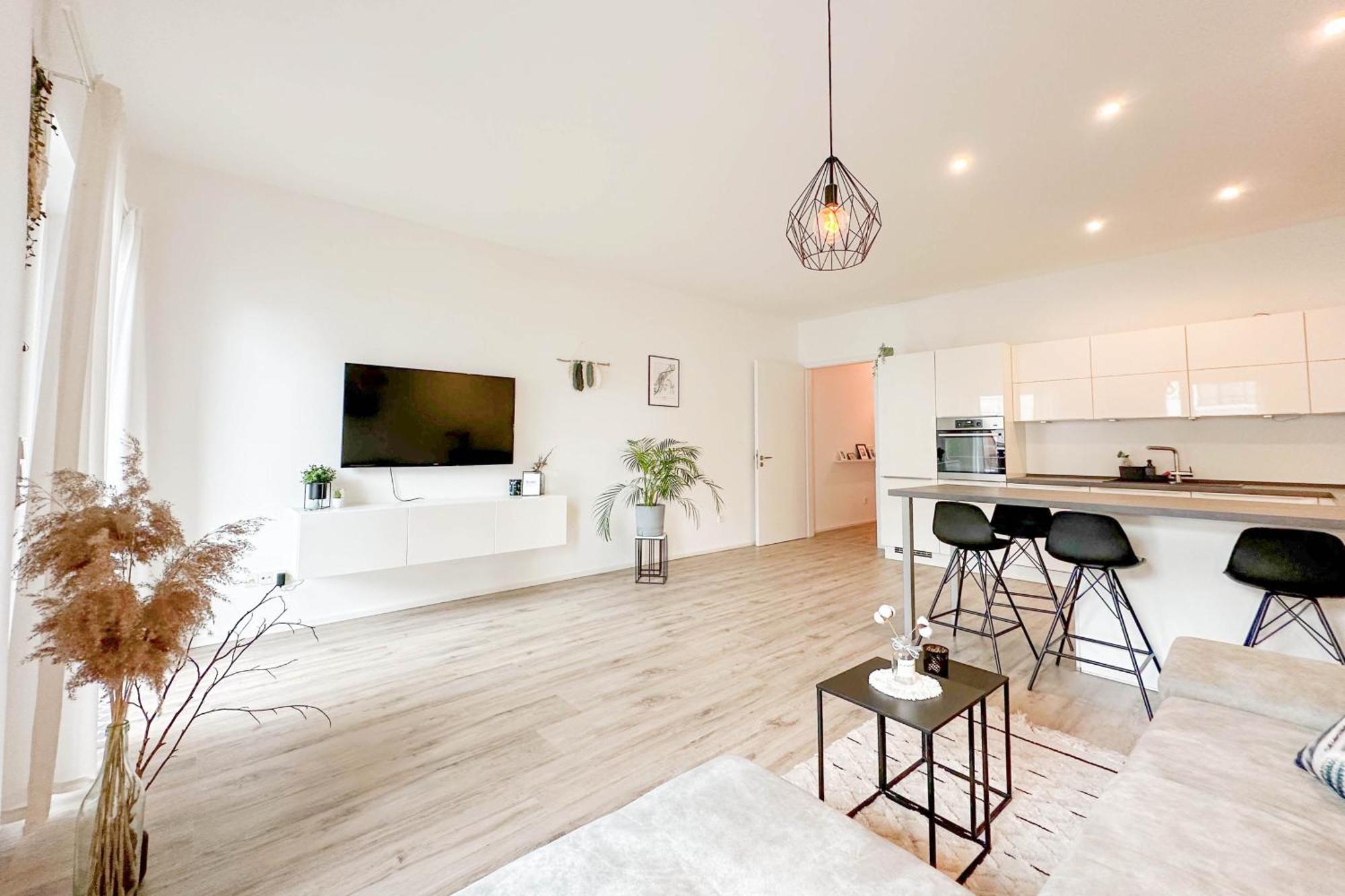 Modernes Trierer Cityloft Mit Grossem Balkon Extérieur photo